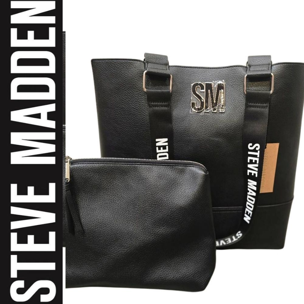 Steve‎ Madden BBright Tote Bag- Black
